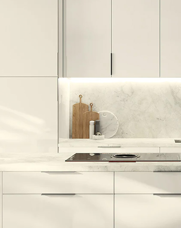 European Frameless Kitchen Cabinet